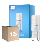 Mehrfachpackung 12x Philips CorePro LED Kapsel G9 Matt 1.9W 220lm - 830 Warmweiß | Ersatz Für 25W