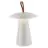 Nordlux Tischlampe Ara Akku Aluminium Weiß 2W 240lm - 830 Warmweiß | Dimmbar Touch