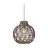 Good&Mojo Pendelleuchte Mendoza Bambus Burgundy S | Geeignet für 1x E27 
