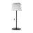 Eglo Tischlampe Scordiano Stahl Schwarz 2W 220lm - 830-840-865 CCT | IP44 - USB-C