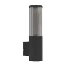 Eglo Wandleuchte Salle Außenbeleuchtung Aluminium Schwarz | Geeignet für E27
