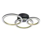 Eglo Deckenleuchte Calliera Stahl Schwarz, Kupfer 20W 2500lm - 830 Warmweiß | Dimmbar