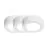 Lot 3x Nordlux Plafond Spot Kitchenio Blanc 2.2W 170lm - 830 Blanc Chaud | IP20 - 3 Niveaux De Gradation Dimmable