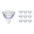 Lot 10x Philips Corepro LED Spot GU5.3 MR16 2.9W 230lm 36D - 827 Blanc Très Chaud | Équivalent 20W