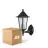 Lot 4x D'Lite Applique Murale Helora Noir | IP44 - Convient pour 1x E27